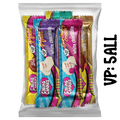 Assorted Variety Pack: 5 Milk and White Chocolate Bars (5 flavours)