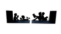 Children Reading Bookends