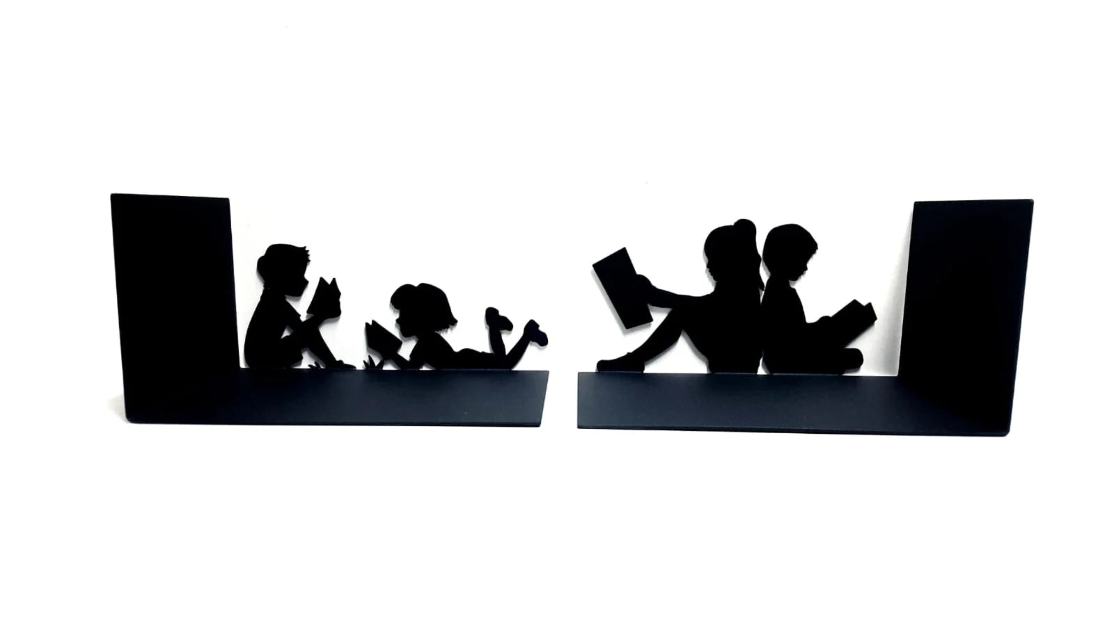 Children Reading Bookends