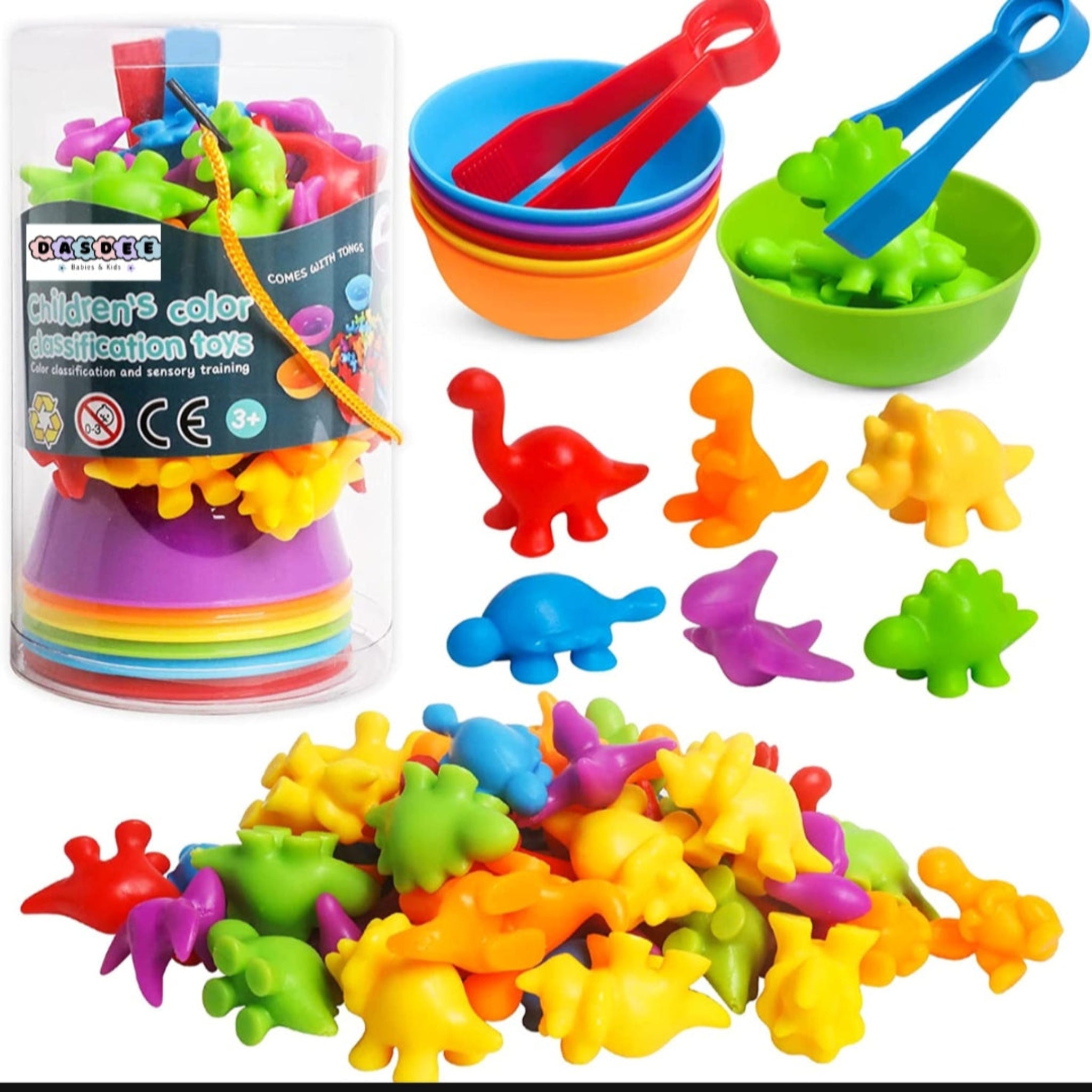 Dinosaur Colour Sorting and Counting Set