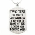 Jogger's Keyring/Bag Tag