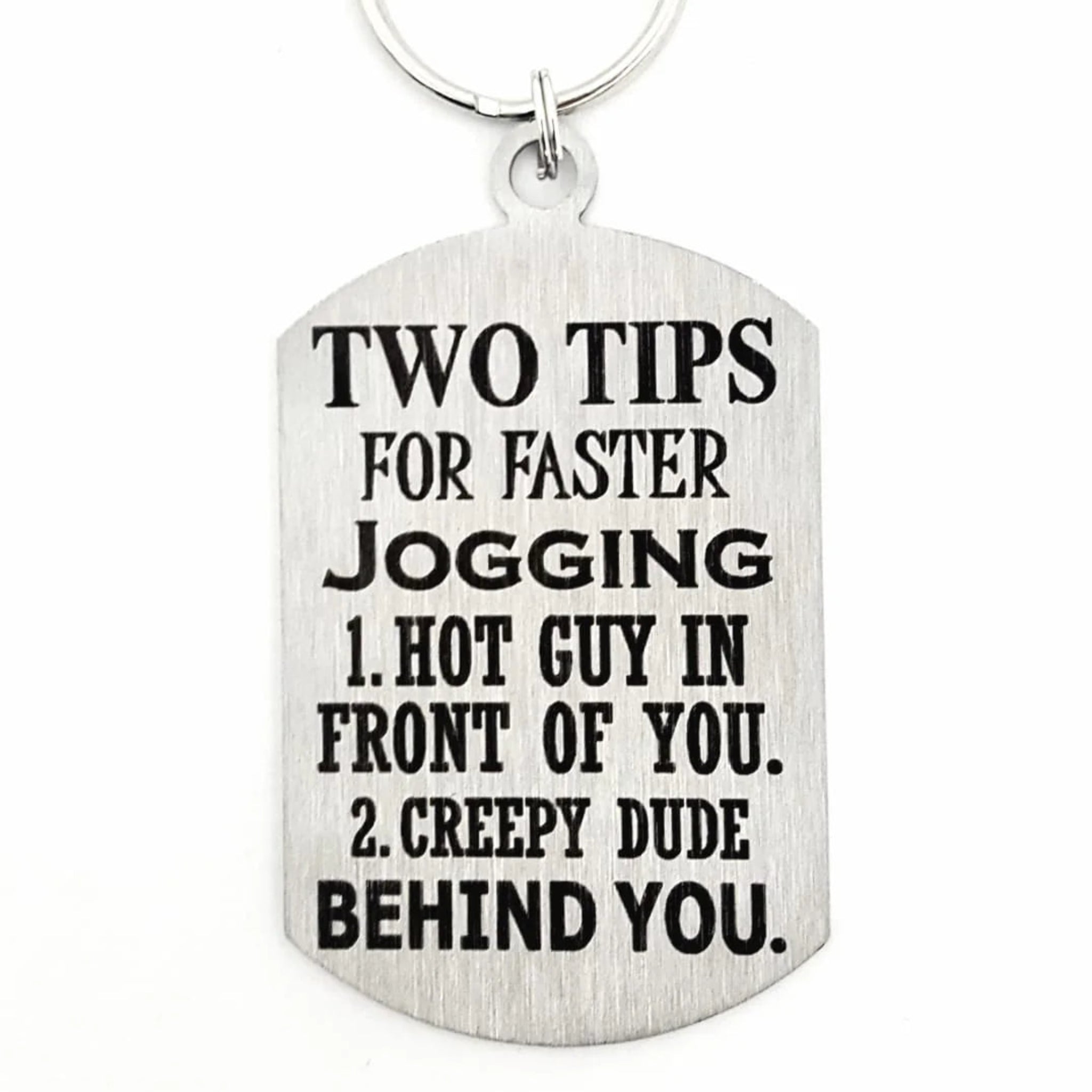 Jogger's Keyring/Bag Tag