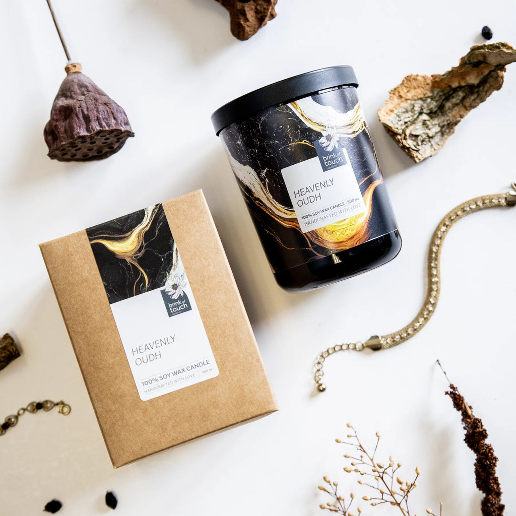 Heavenly Oudh - Luxury Hand-Poured Soy Candle