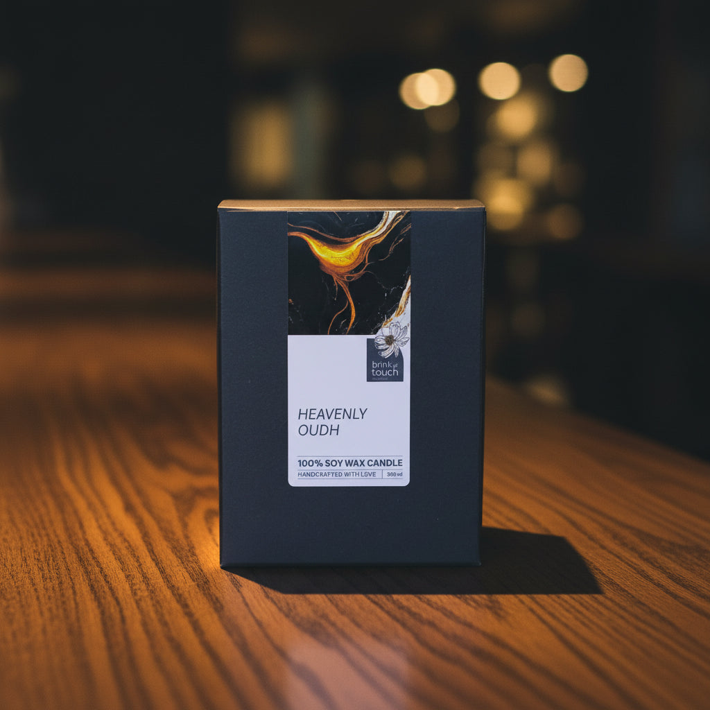Heavenly Oudh - Luxury Hand-Poured Soy Candle
