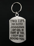 Jogger's Keyring/Bag Tag