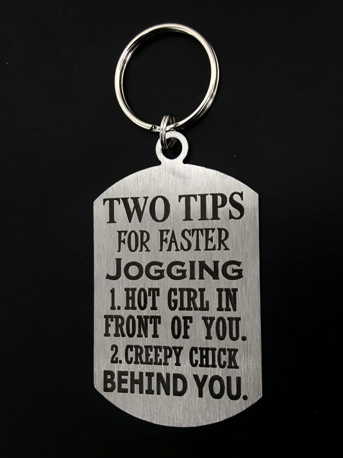Jogger's Keyring/Bag Tag