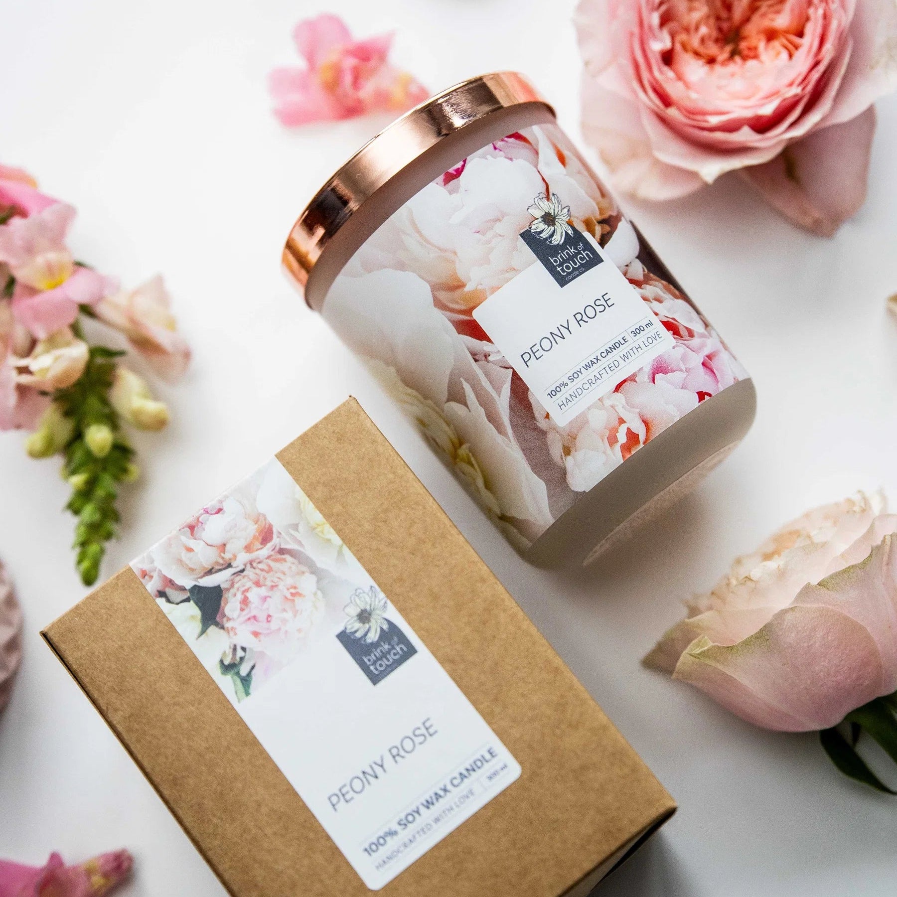 Peony Rose Luxury Candle
