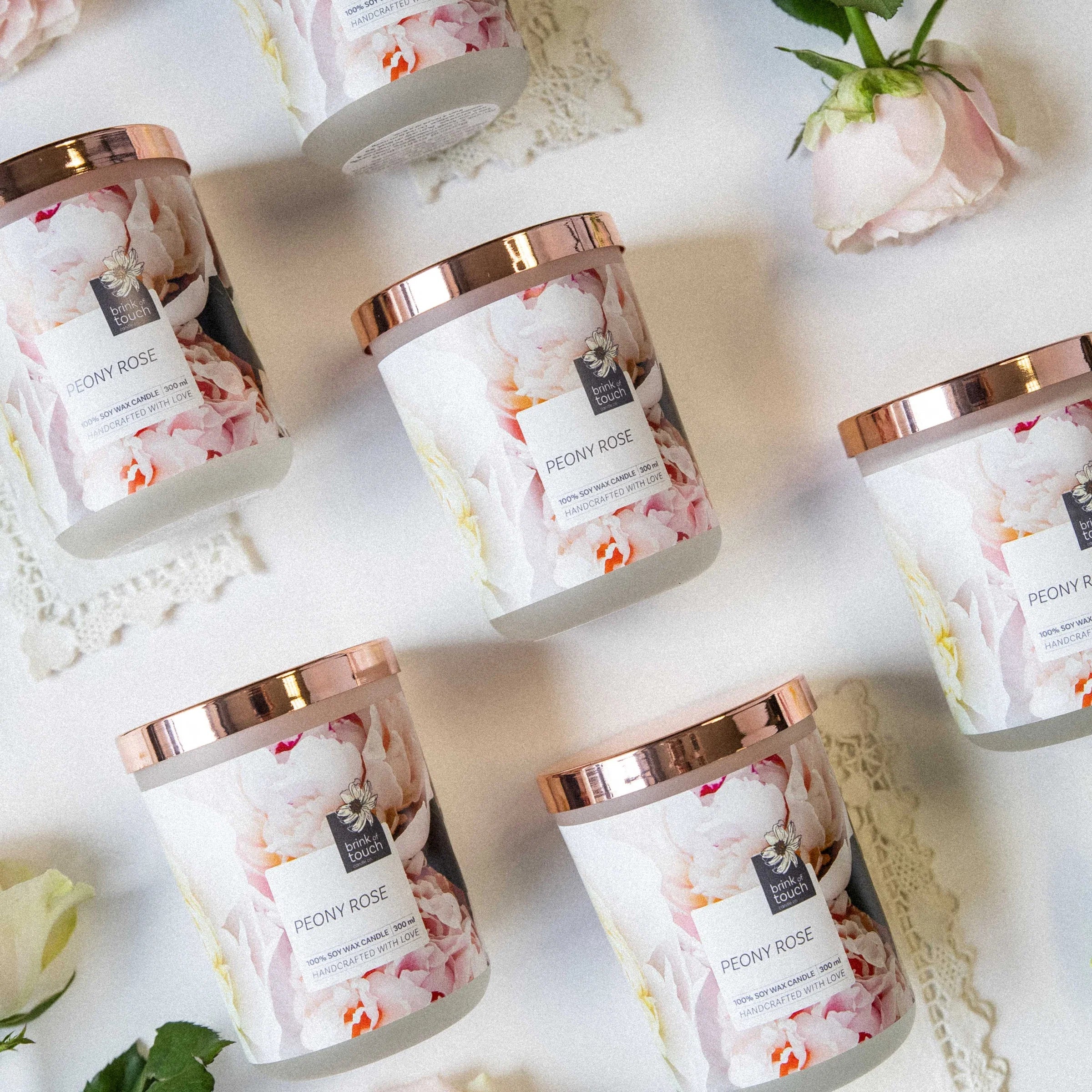 Peony Rose Luxury Candle