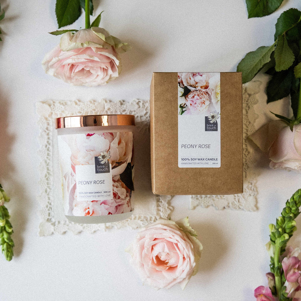 Peony Rose Luxury Candle