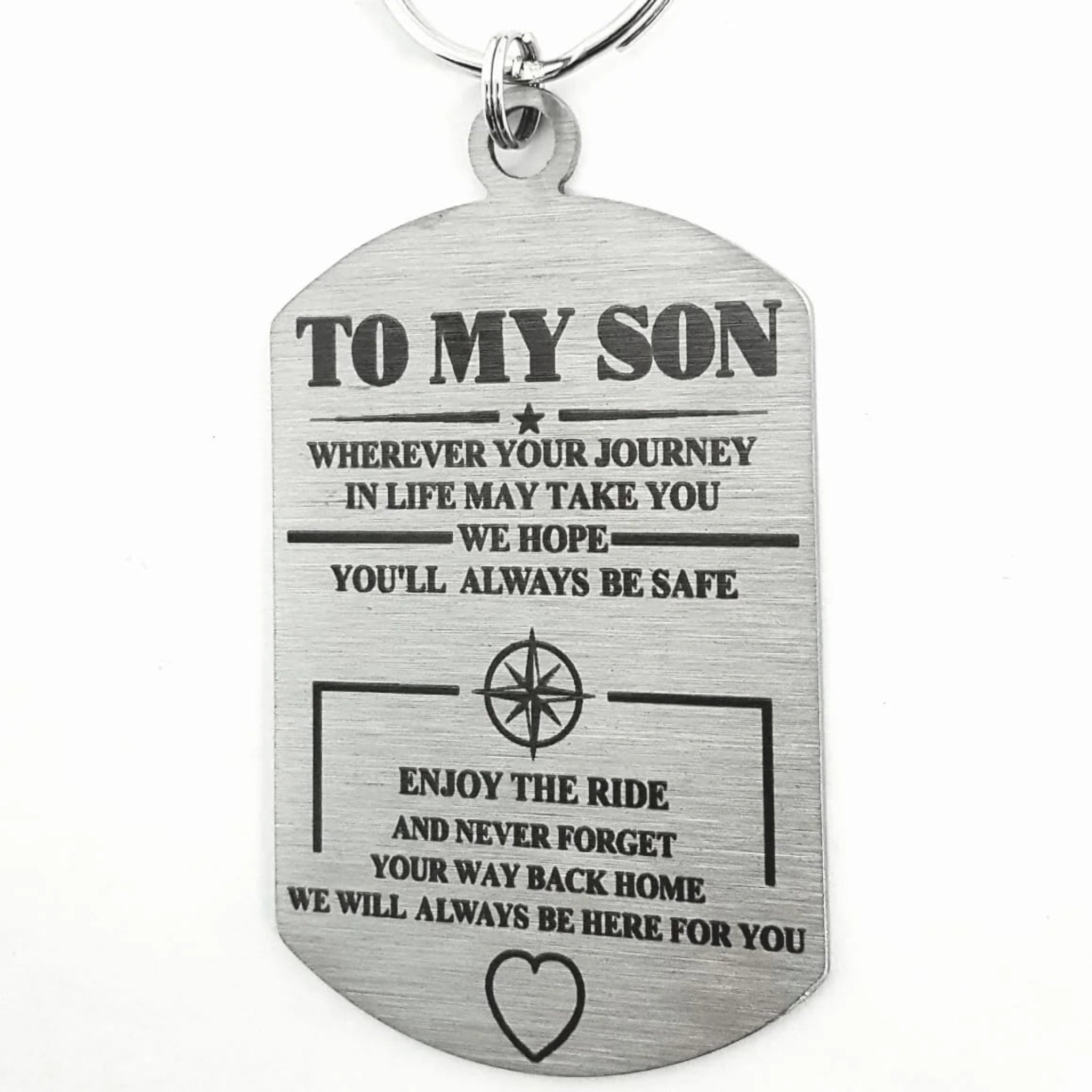 To My Son Keyring/Bag Tag