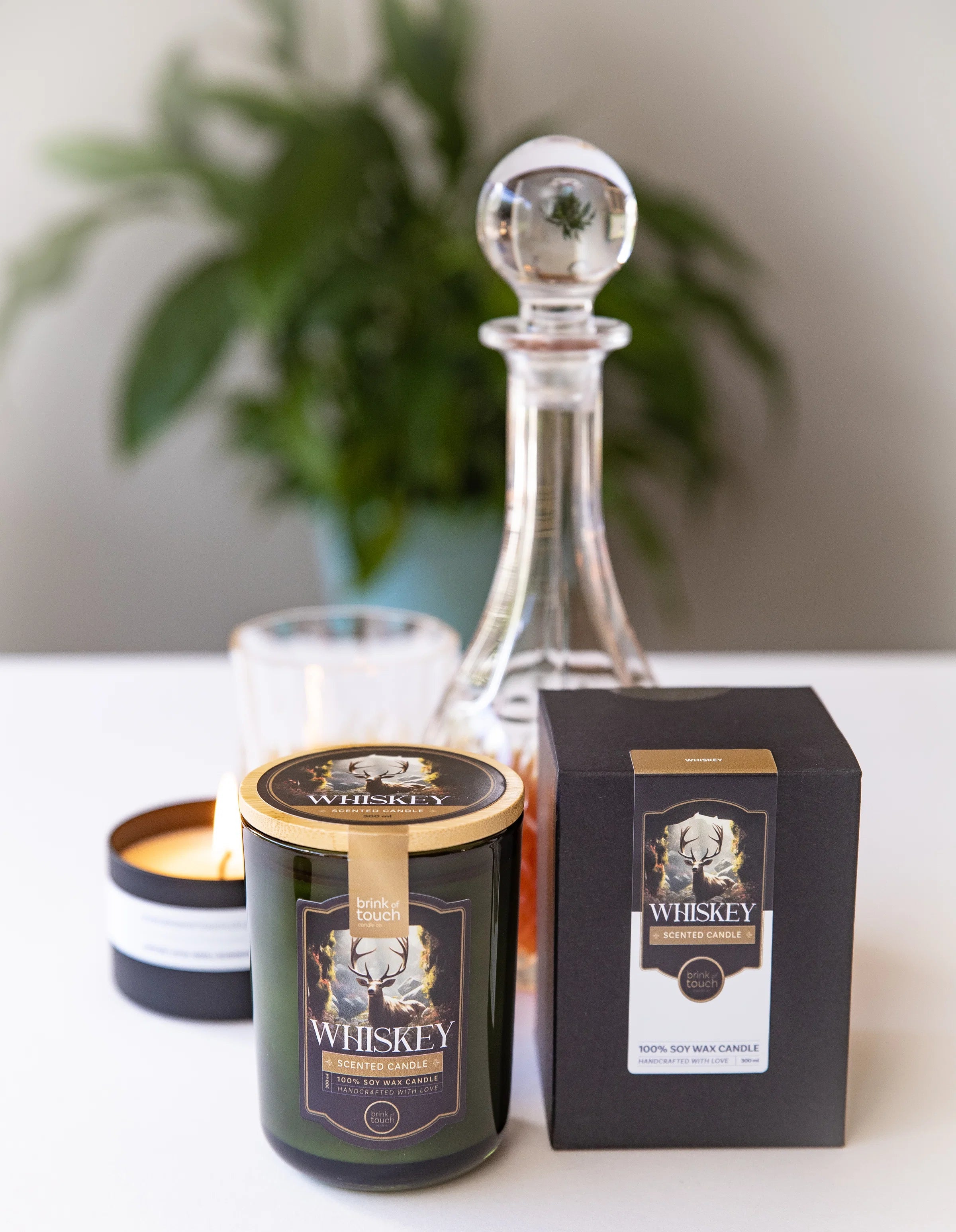 Whiskey Luxury Candle