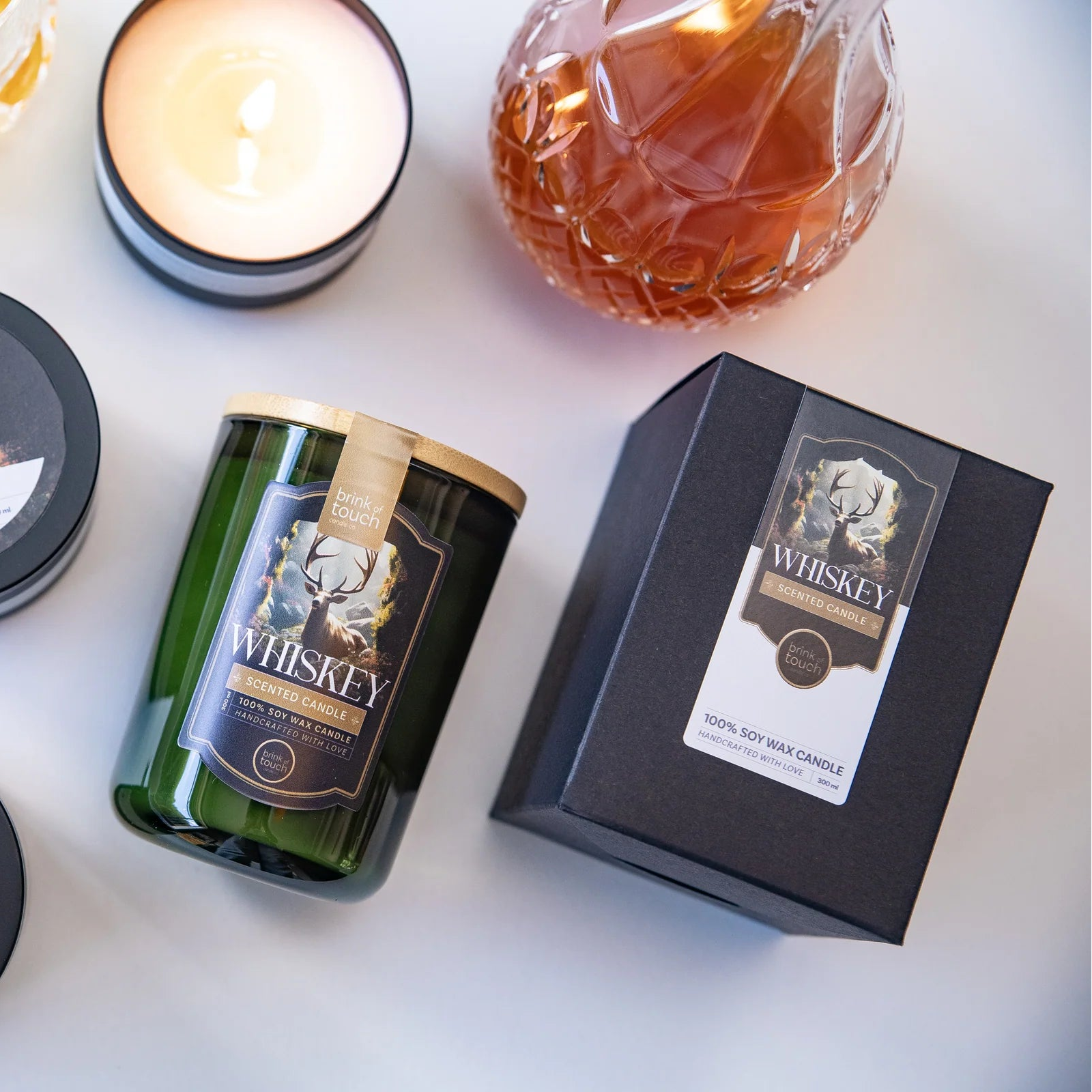 Whiskey Luxury Candle