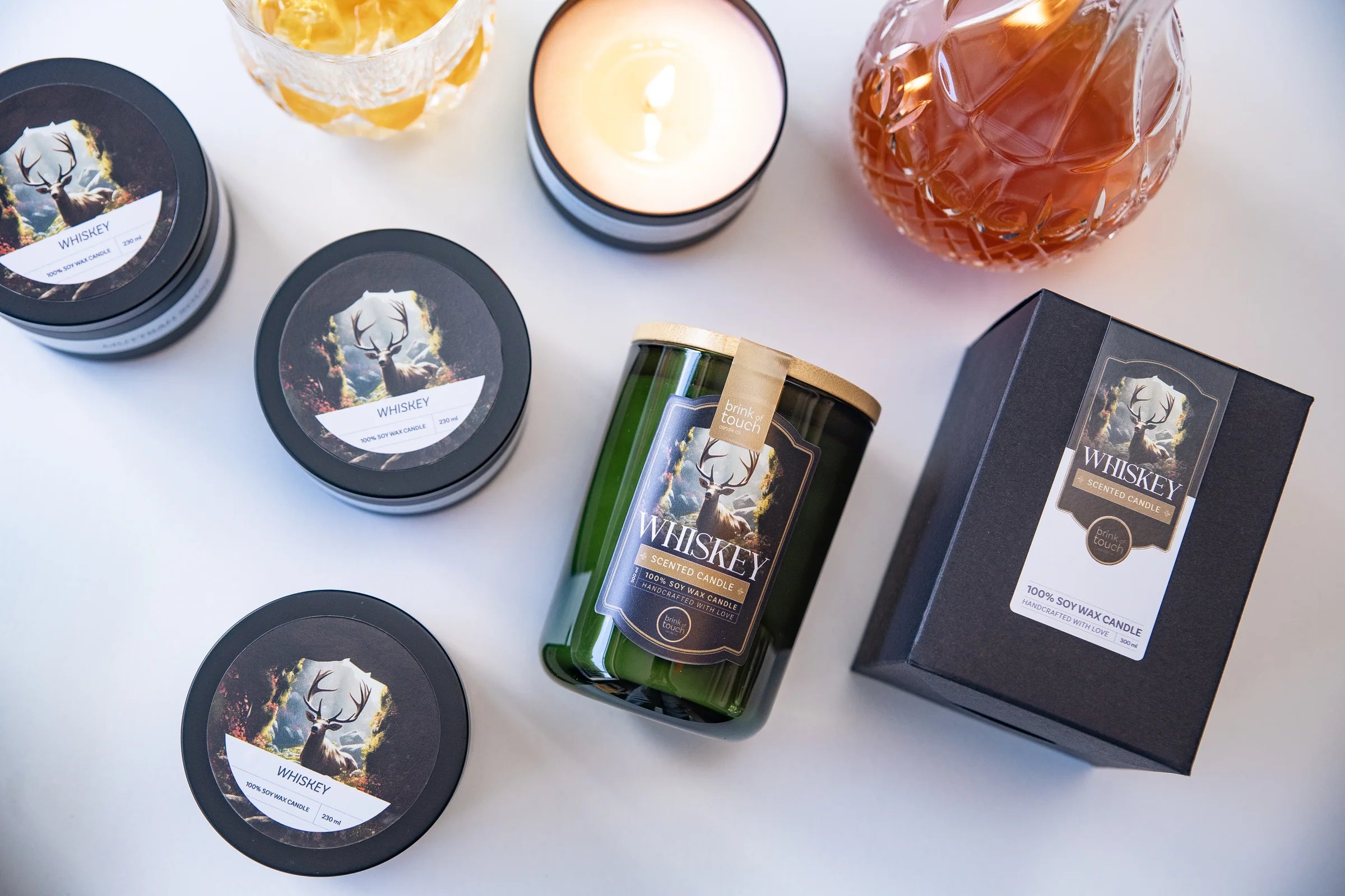 Whiskey Luxury Candle