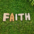 FAITH Sandstone Letter Décor