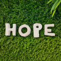 HOPE Sandstone Letter Décor