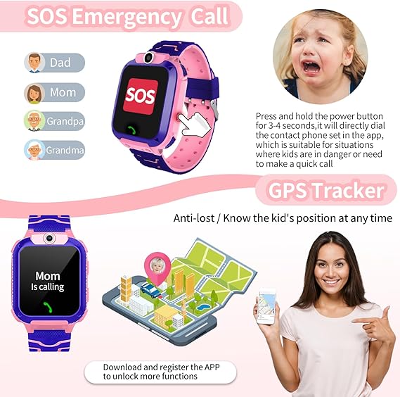 Kids GPS Smart Watch